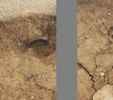 Tuyau d'aération pour le vise sanitaire et déjà remplie de terre, le constructeur me stipule qu'il n'as pas d'impacte négatif pour le vide sanitaire!!
