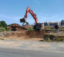 Début des travaux de terrassement ce jour