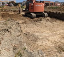 Début des travaux de terrassement ce jour