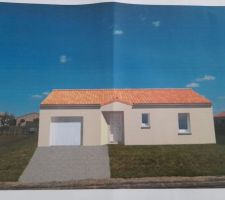 Façade de la maison que l'on devrait avoir...