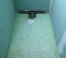Coulage bac a douche
