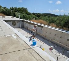 Pose du carrelage piscine