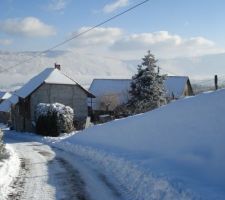 Les environs sous la neige