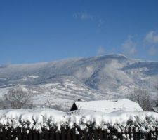 Les environs sous la neige