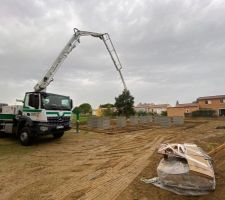 Coulage des fondations