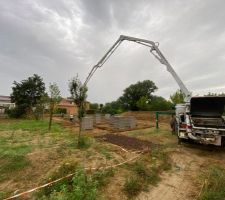 Coulage des fondations
