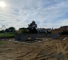 Coulage des fondations