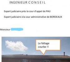 Faitage courbé