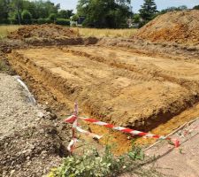 R&eacute;alisation des fouilles pour les fondations