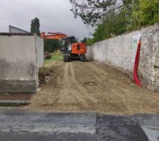 Chemin d'accès en cours