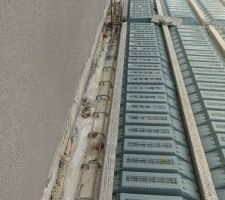 Contact avec le soubassement des voisins