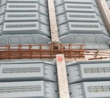 Linteau du mur de refend