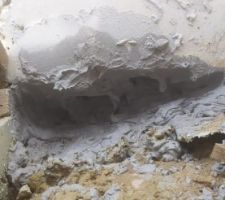 "r&eacute;paration" de l'enrobage des fers des longrines