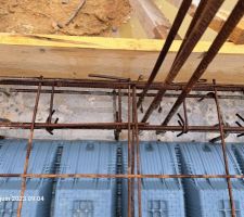 Photo CdT : ferraillage plancher RdC