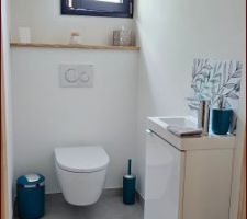 Crédence sticker toilettes de l'étage