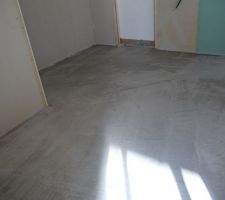 Chape liquide ciment fibrée
