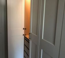 Fin du montage du dressing