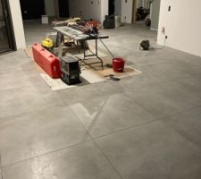 Ca change tout d'avoir le carrelage ! on peut se projeter !!