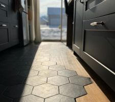 Carrelage tomette et parquet