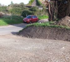 Le terrasements a été effectuée a mi novembre.