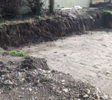 Le terrasements a été effectuée a mi novembre.