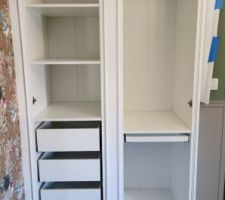 Encastrement deuxième rangement : fin.