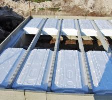 Pose Poutrelles et Entrevous Polystyrène