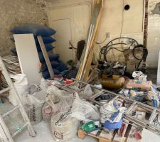 Bordel post correction chaux chanvre, à ranger