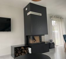 La cheminée finalement terminéeeeeeeeee uuuu la amoooooo