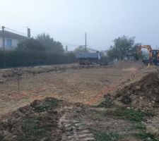 D&eacute;capage et trac&eacute; fondations