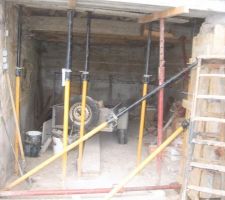 Porte de garage agrandie