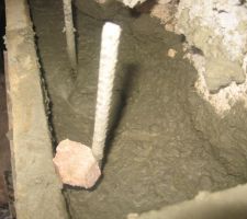 Ferraillage coffrage d'agrandissement porte de garage