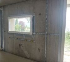 Début pose des rails
