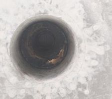 Carottage toit pour evac vmc en 160