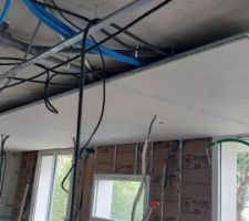 Mise en oeuvre placo plafond