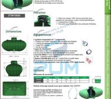 Cuve 10 000 litres