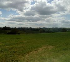 Vue sud-ouest, la plus belle m&ecirc;me si le temps ne lui rends pas justice.