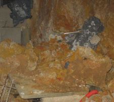 En décembre, je constate que les éboulements se poursuivent.