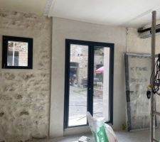 Enduit sur mon ancien jointement. Je trouve le r&eacute;sultat Moche donc &agrave; casser et refaire