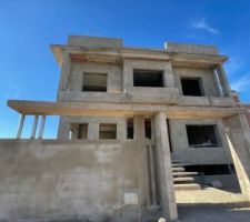 Maison en cours de construction au Maroc