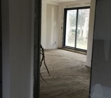 Pose de la pre chape