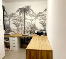 Aménagement du coin bureau