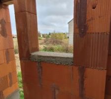 Préparation appui de fenêtre