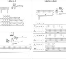 Etude structure béton : plan de ferraillage des linteaux.