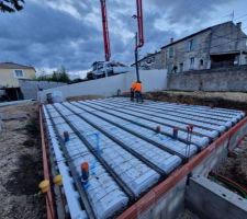 Coulage dalle . 24/10/23