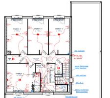 Plan électrique étage