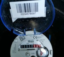 ça y est !! Le compteur d'eau est posé !