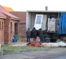 Arrivée des menuiseries