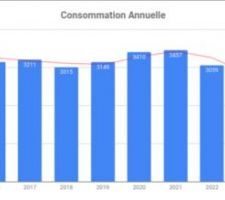 Graphique des consommations