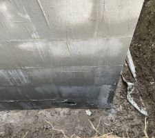 Enduit de soubassement sur vide sanitaire